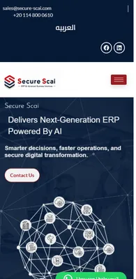 Secure Scai website on a phone